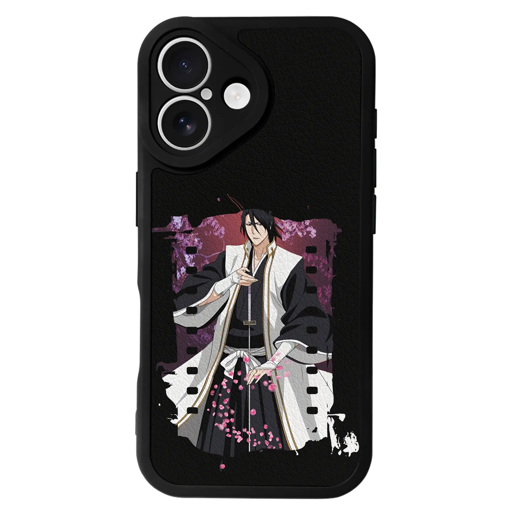 ブリーチ グッズ,朽木 白哉 - IPhone 16シリーズ対応 ・ シリコンスマホケース ・ レザー調 ・ 高精度フィット ・ 耐衝撃 ・ ワイヤレス充電対応 ・ 精密カット